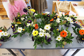 kids flower arrangement class10